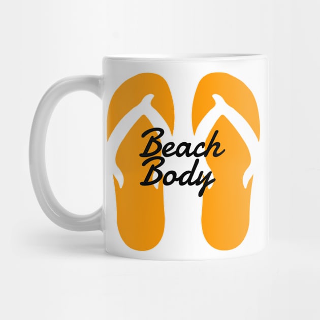 Beach Body Flip Flops by Evlar
